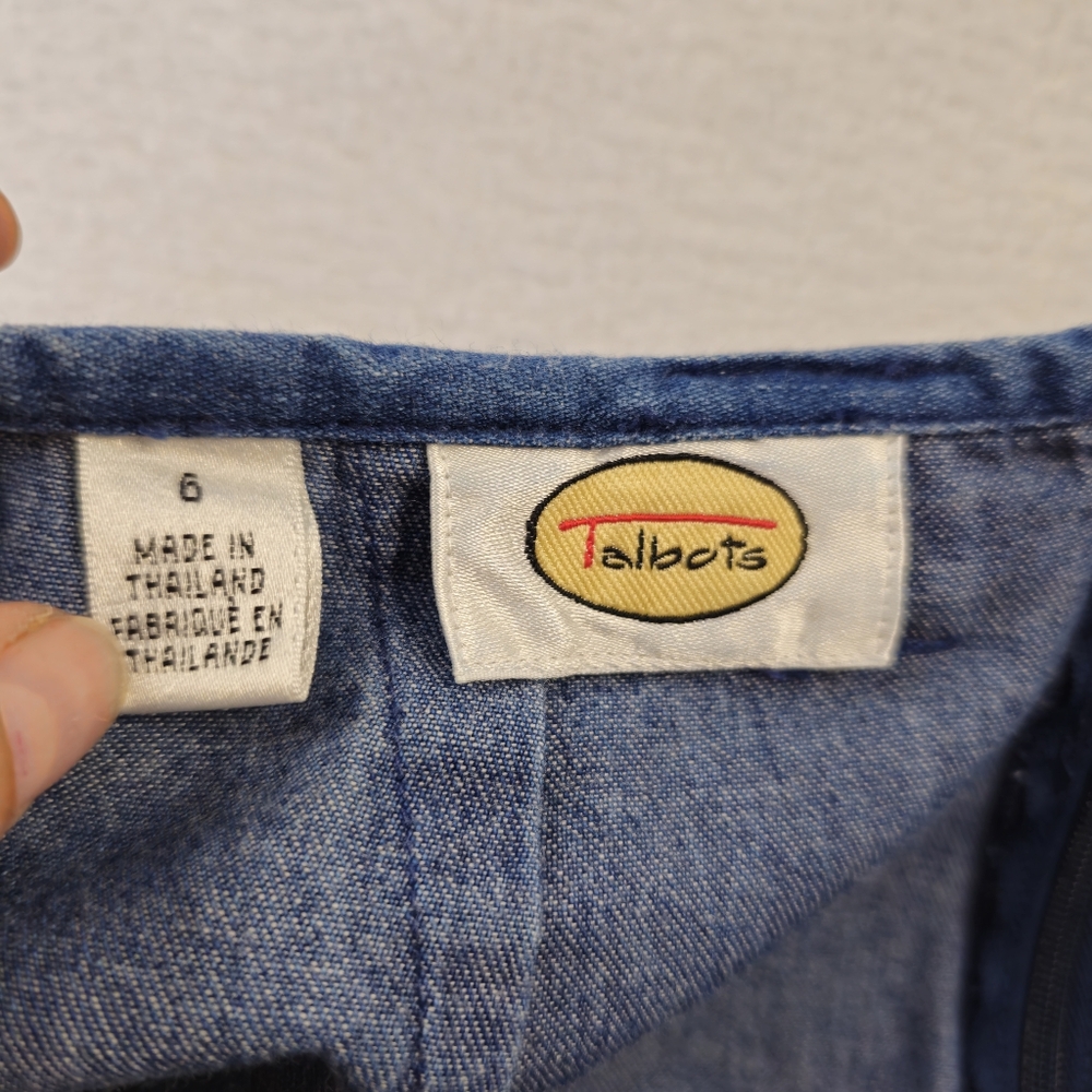 Talbots Vintage Denim Blue Women's Skirt Size 6 - Picture 9 of 10